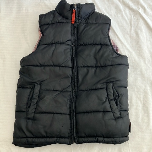 Weatherproof kids size 10 Black Quilted Vest with Stand-Up Collar - Picture 7 of 16